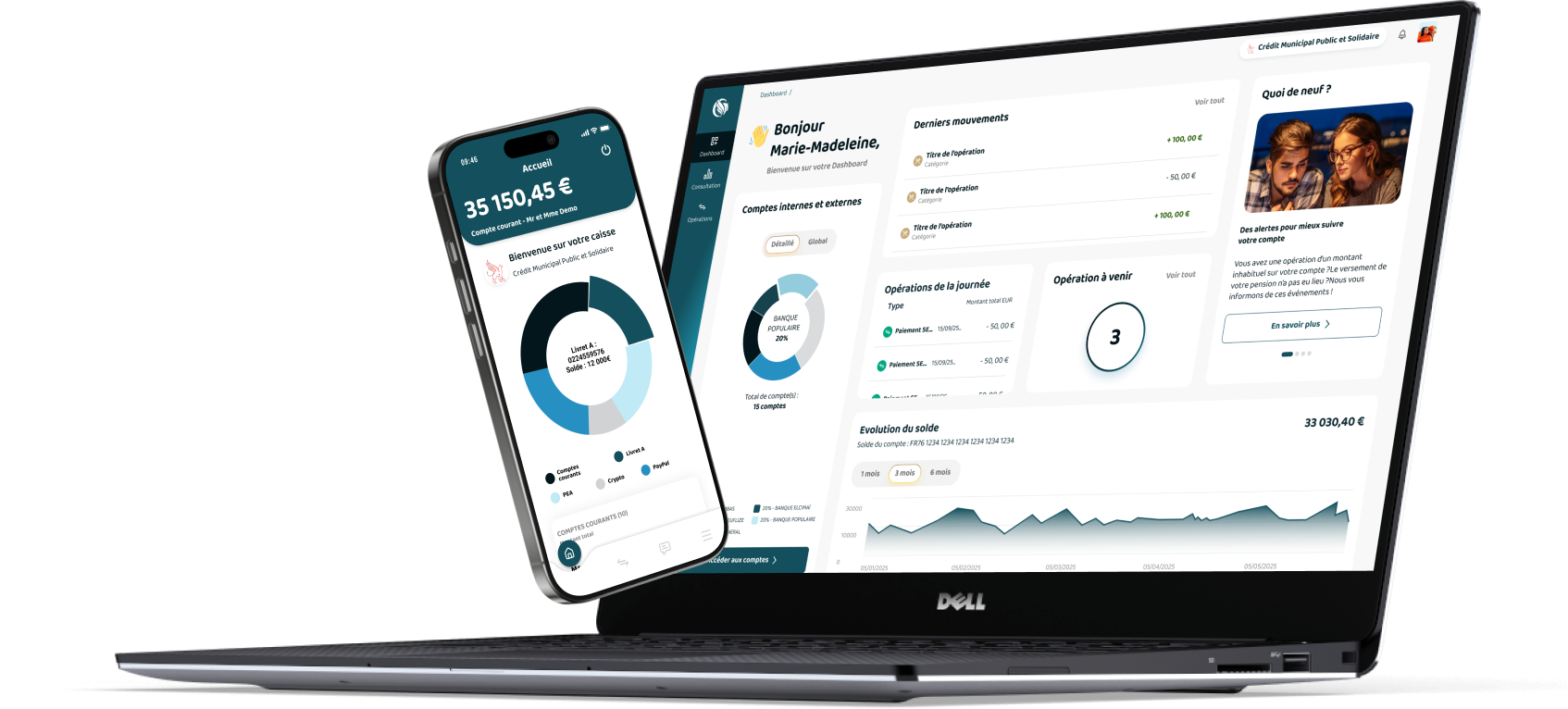 WeBank dashboard